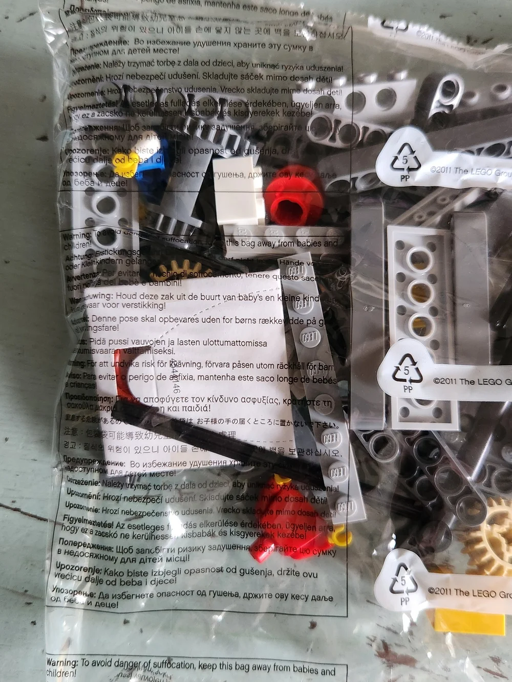 Lego Mindstorms Parts Bag